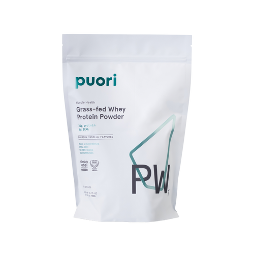Puori PW1 Pasture-Raised, Grass-Fed Whey Protein Powder 30 Servings
